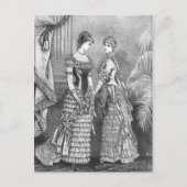 "Zwei Damen in Abend" Postkarte (Vorderseite)