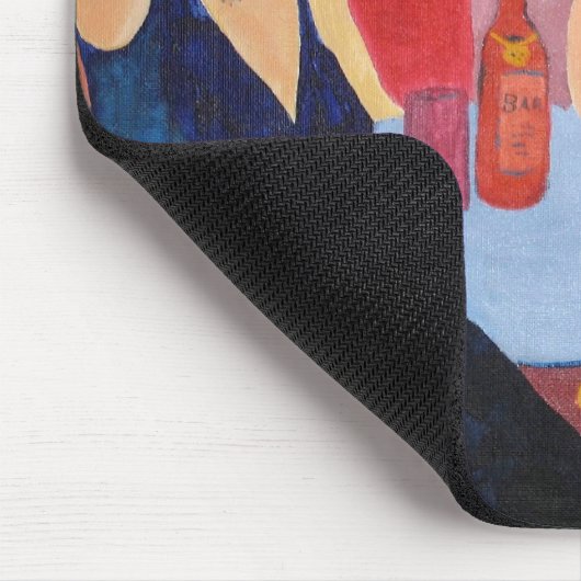 Zwei Damen in einem Café Mousepad (Ecke)