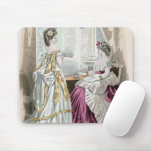 Zwei Damen Mousepad (Mit Mouse)