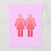 Zwei Damen Postkarte (Vorderseite)