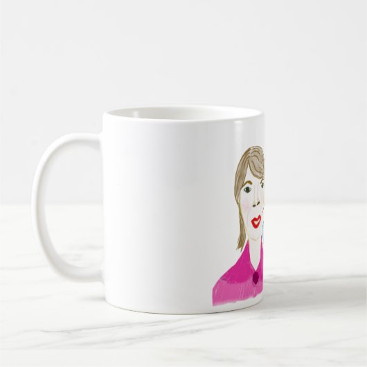 Zwei Damen Tasse (Links)