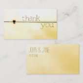 ZWEI - Danke Business Card Visitenkarte (Vorne/Hinten)