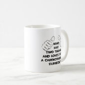 Zwei Daumen .. Kardiothorakonchirurg Kaffeetasse (VorderseiteRechts)