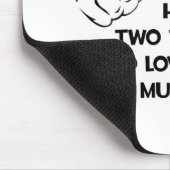 Zwei Daumen .. muslimisch Mousepad (Ecke)