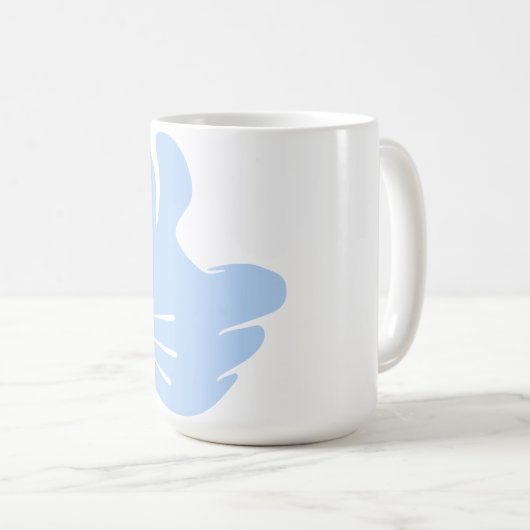 ZWEI DAUMEN OBEN! KAFFEETASSE (VorderseiteRechts)