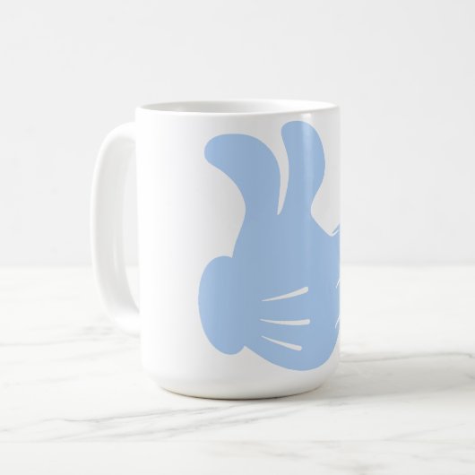 ZWEI DAUMEN OBEN! KAFFEETASSE (Vorderseite Links)