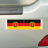 ZWEI DDR-Flagge Autoaufkleber (Auf Auto)