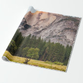 ZWEI DECKEN VOR EINER HALBEN DOME IM YOSEMITTALLEY GESCHENKPAPIER (Ungerollt)