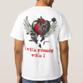 "Zwei defekte Herzen " T-Shirt (Rückseite)