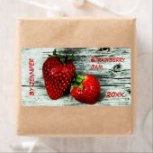 Zwei delikate Erdbeermarken (Insitu)