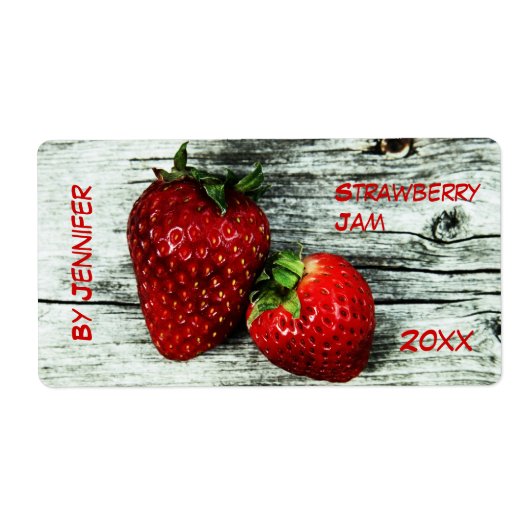 Zwei delikate Erdbeermarken (Vorne)