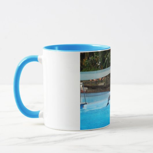 Zwei Delphine Tasse (Links)