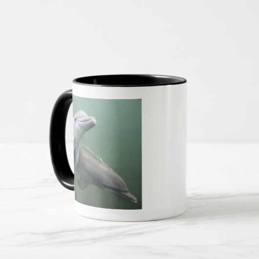 Zwei Delphine Unterwasser Tasse (Vorderseite Links)