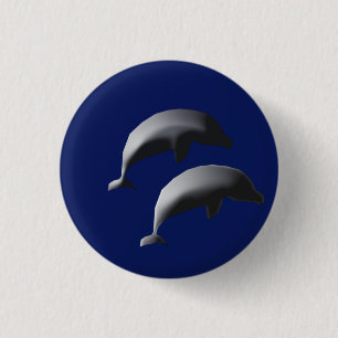 Zwei Delphinschaltflächen Button