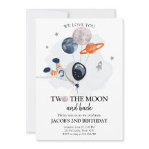 Zwei der Astronauten Weltraum Junge 2. Geburtstag 