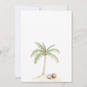 Zwei der Beach Coastal Theme Boy zum zweiten Gebur Einladung (Rückseite)