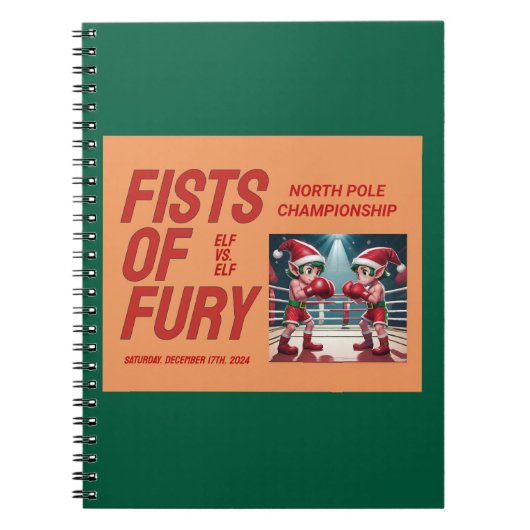 Zwei der Elfen des Weihnachtsmannes in Boxmeisters Notizblock (Vorderseite)