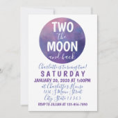 Zwei der Geburtstage des Mondes Einladung (Vorderseite)