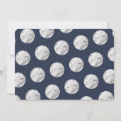 Zwei der modernen blauen 2. Geburtstage Einladung (Rückseite)