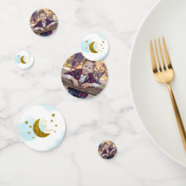 Zwei der Mond 2. Geburtstag Confetti Konfetti