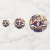 Zwei der Mond 2. Geburtstag Confetti Konfetti (Vorderseiten)