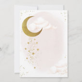 Zwei der Mond zum Geburtstag Einladung (Rückseite)