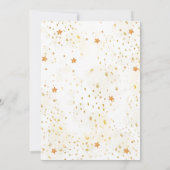 Zwei der Mond zum Geburtstag Einladung | Weltraumt (Rückseite)