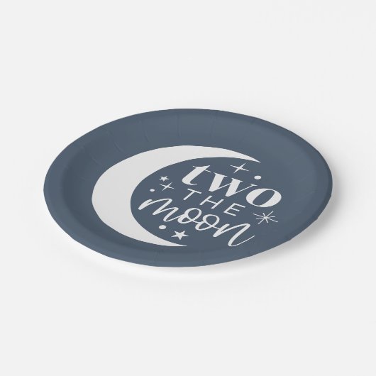 Zwei der Mondseestreitkräfte Pappteller (Schrägansicht)