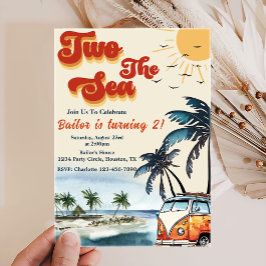 Zwei der Sea Surf Beach 2. Geburtstag Einladung