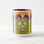Zwei der Stäbe Tasse (Zentrum)