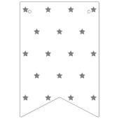 Zwei der weißen Silberjungen des Mond 2. Geburtsta Wimpelkette (Zweite Fahne)