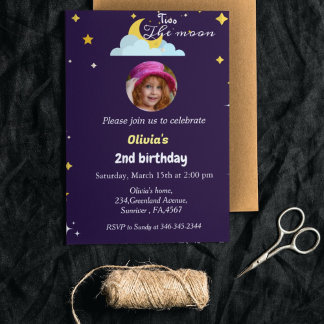 Zwei der zweiten Geburtstagsmädchen Geburtstagspar Einladung