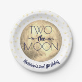 Zwei der zweitgrößten Papiertafeln der Welt Pappteller (Vorderseite)