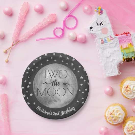 Zwei der zweitgrößten Papiertafeln der Welt Pappteller (Party)