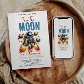 Zwei der zweitgrößten Weltraume des Mondes Einladung