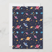 Zwei der zweitgrößten Weltraume des Mondes Einladung (Rückseite)