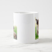 Zwei deutsche HirtenWelpen Jumbo-Tasse (Vorderseite)
