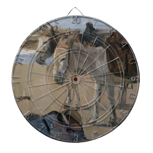 Zwei Donkeys (von Isaac Israels) Dartscheibe (vorne)