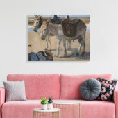 Zwei Donkeys (von Isaac Israels) Leinwanddruck (Insitu (Wohnzimmer))