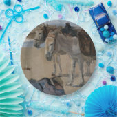 Zwei Donkeys (von Isaac Israels) Pappteller (Party)