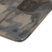 Zwei Donkeys (von Isaac Israels) Schneidebrett (Ecke)