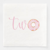 Zwei Donut Napkin drehen Serviette (Vorderseite)