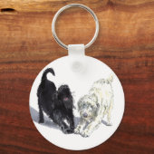 Zwei Doodles Schlüsselanhänger (Vorderseite)