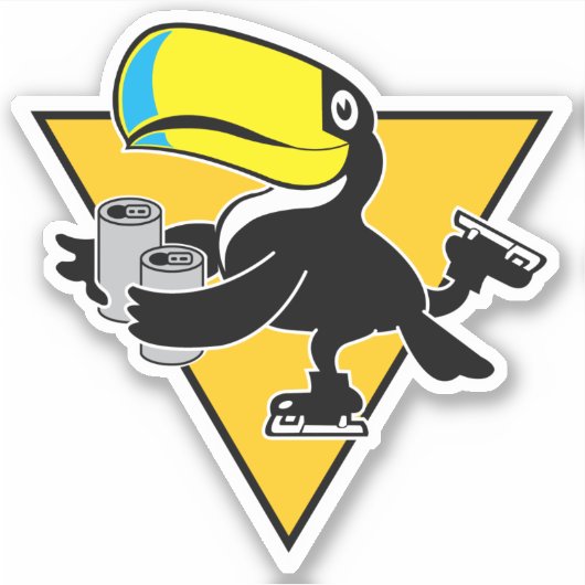 Zwei Dosen Hauptlogo, kundenspezifisch geschnitten Aufkleber (Vorderseite)