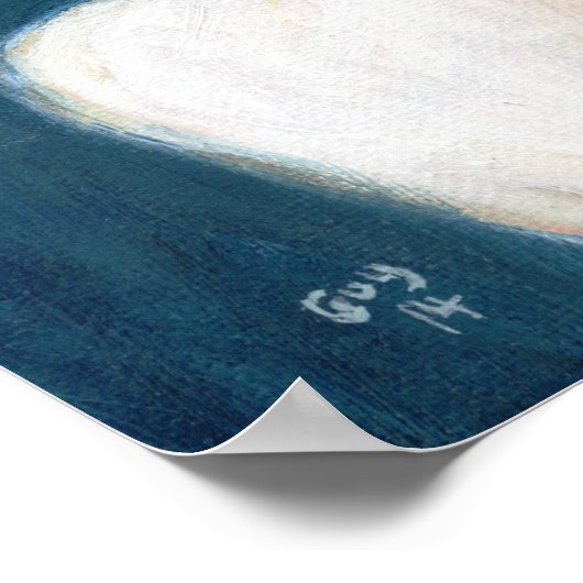 Zwei Doves Poster (Ecke)