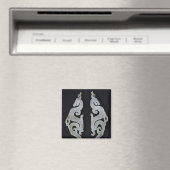 Zwei Drachen, c.475-221 v. Chr. Magnet (In Situ (Geschirrspüler))