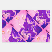 Zwei Drachen, drei Sonnen Geschenkpapier Set (Vorderseite 2)