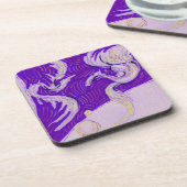 Zwei Drachen, drei Sonnen Getränkeuntersetzer (Linke Seite)