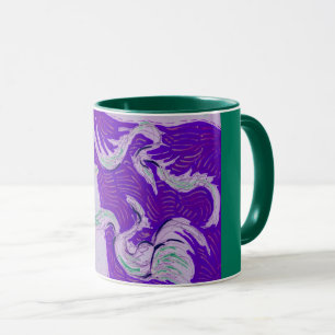 Zwei Drachen, drei Sonnen Tasse