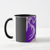 Zwei Drachen, drei Sonnen Tasse (Links)